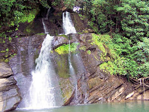 Waterfall on Lake Jocassee