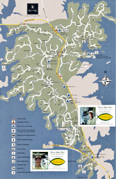 Keowee Key map
