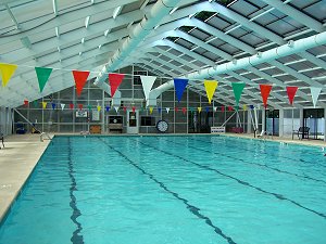 Indoor Olympic pool at Keowee Key