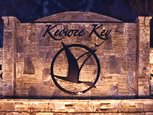 Keowee Key sign at corner