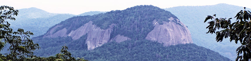 Looking Glass Rock on The Blue Ridge Parkway